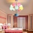 Люстра с воздушными шарами для детской комнаты BALLOON-UP A 8 плафонов  фото 11