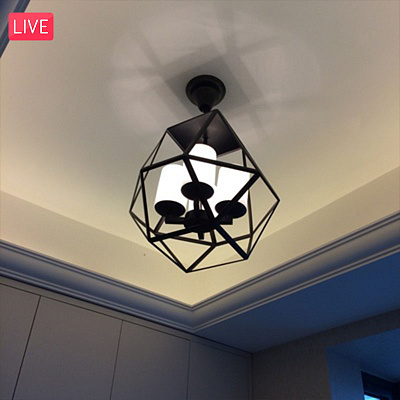 Loft Polygon Candle 3 плафона  фото 9