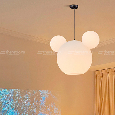 Подвесной светильник в виде Mickey Mouse Микки 30 см  фото 6