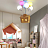 Люстра с воздушными шарами для детской комнаты BALLOON-UP В 8 плафонов  фото 10