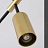 Минималистская дизайнерская люстра с поворотными плафонами AXMAR 9 плафонов  фото 10