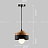 Подвесной светильник Vibrosa Turin Wood B Черный фото 5