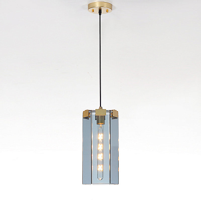 Люстра Gray Glass Pendant Lamp 3 плафона  фото 3