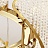 Люстра Ritz Crystall Leaf Chandelier 6 плафонов Золотой фото 10