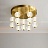 Серия потолочных светодиодных люстр с шарообразными рельефными плафонами на вертикальных стойках CARA фото 5