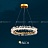 Светодиодная люстра с декором из граненых стеклянных бусин на кольцевом каркасе THERA фото 3