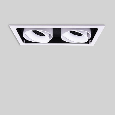 Встраиваемый светодиодный светильник Eye two SQR фото 3