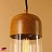 Стеклянный подвесной светильник фото 4