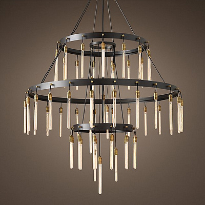 Люстра RH Axis Three-Tier Chandelier designed by Jon Sarriugarte фото 5